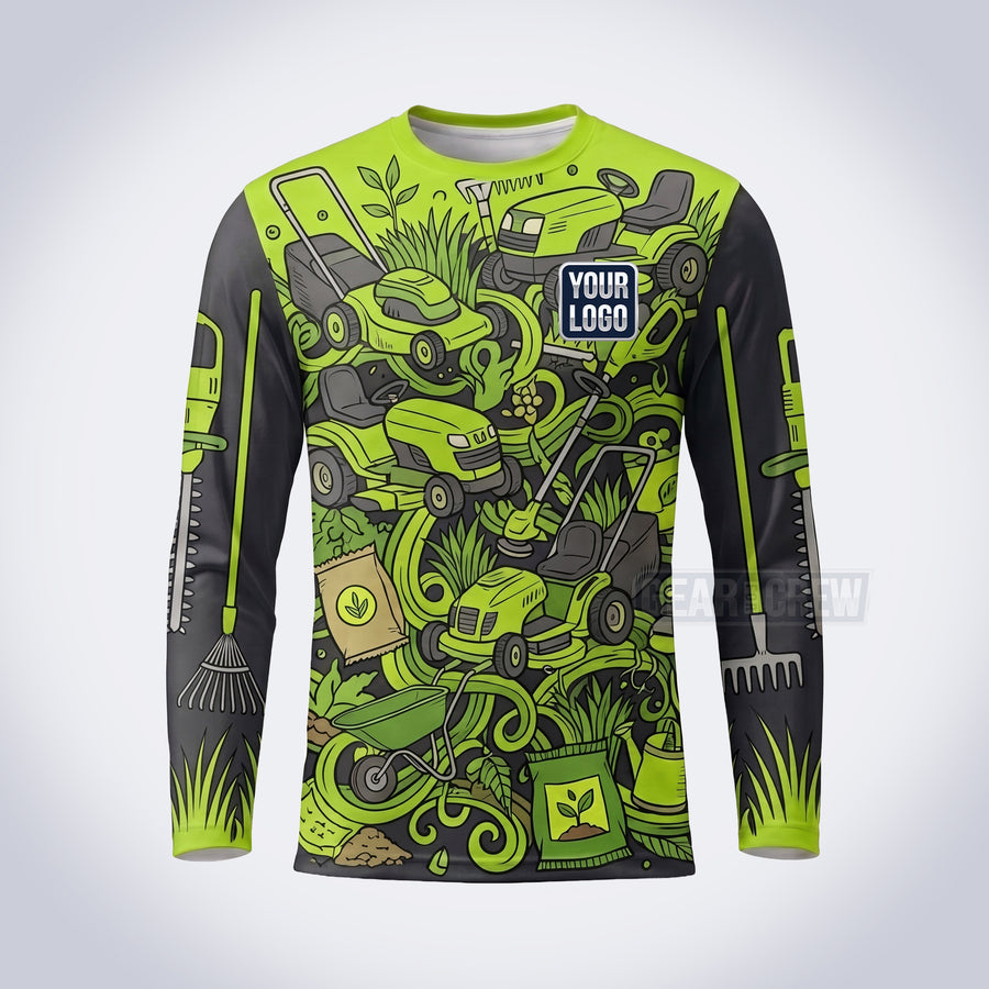 Doodle Gear lawn care custom work shirt