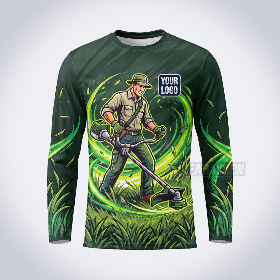 Trim Master lawn care custom work shirt