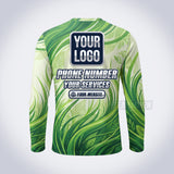 Green Blaze lawn care custom work shirt