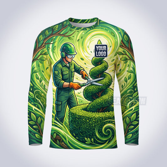 Hedge Trimmer lawn care custom work shirt