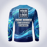 GPWD005 - Twin Blasters Deep Water Signature Collection - Custom Work Shirt, Premium Sublimation