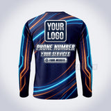 GPWD006 - Glow Gun Deep Water Signature Collection - Custom Work Shirt, Premium Sublimation