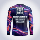 GPWD007 - Neon Toolkit Deep Water Signature Collection - Custom Work Shirt, Premium Sublimation