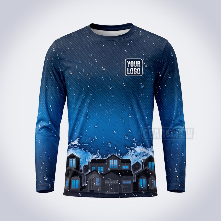 GPWD008 - House Wash Deep Water Signature Collection - Custom Work Shirt, Premium Sublimation