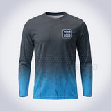 GPWD010 - Charcoal Fade Deep Water Signature Collection - Custom Work Shirt, Premium Sublimation