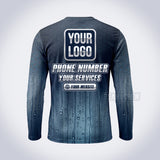 GPWD012 - Cyber Core Deep Water Signature Collection - Custom Work Shirt, Premium Sublimation