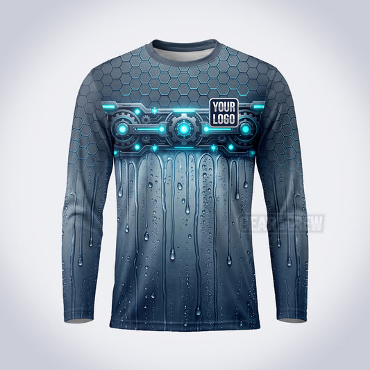 GPWD012 - Cyber Core Deep Water Signature Collection - Custom Work Shirt, Premium Sublimation