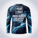GPWD013 - Wave Blast Deep Water Signature Collection - Custom Work Shirt, Premium Sublimation