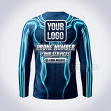 GPWD016 - Tron Blaster Deep Water Signature Collection - Custom Work Shirt, Premium Sublimation
