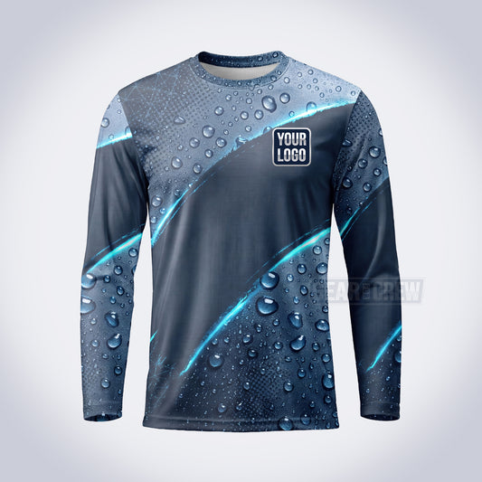 GPWD021 - Steel Drip Deep Water Signature Collection - Custom Work Shirt, Premium Sublimation