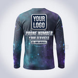 GPWD023 - Prism Beam Deep Water Signature Collection - Custom Work Shirt, Premium Sublimation