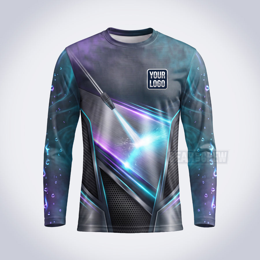 GPWD023 - Prism Beam Deep Water Signature Collection - Custom Work Shirt, Premium Sublimation