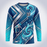 GPWE002 - Chevron Blast Explode Water Collection - Custom Work Shirt, Premium Sublimation