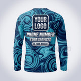 GPWE003 - Liquid Swirl Explode Water Collection - Custom Work Shirt, Premium Sublimation