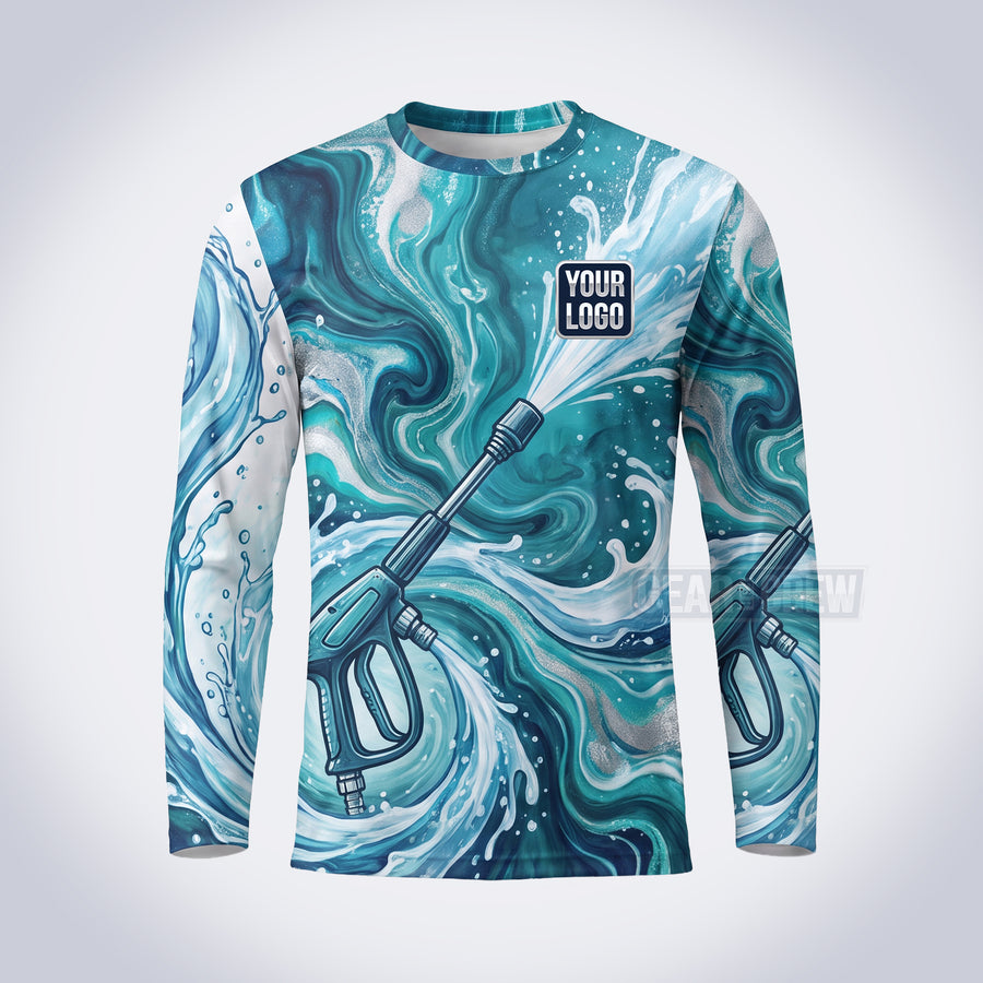GPWE005 - Twin Wands Explode Water Collection - Custom Work Shirt, Premium Sublimation