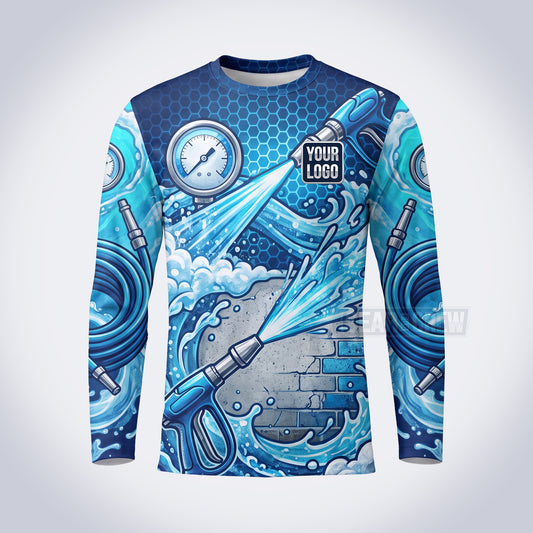 GPWE006 - Pressure Gauge Explode Water Collection - Custom Work Shirt, Premium Sublimation