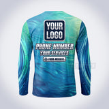 GPWE010 - Aqua Vortex Explode Water Collection - Custom Work Shirt, Premium Sublimation