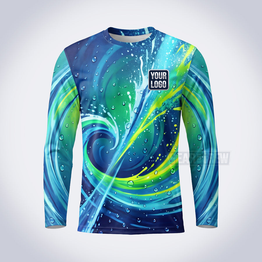 GPWE010 - Aqua Vortex Explode Water Collection - Custom Work Shirt, Premium Sublimation