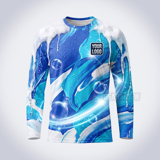 GPWE016 - Foam Burst Explode Water Collection - Custom Work Shirt, Premium Sublimation
