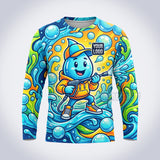 GPWM001 - Droplet Mascot Mascot Washer Collection - Custom Work Shirt, Premium Sublimation