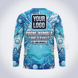 GPWM004 - Goggle Blaster Mascot Washer Collection - Custom Work Shirt, Premium Sublimation
