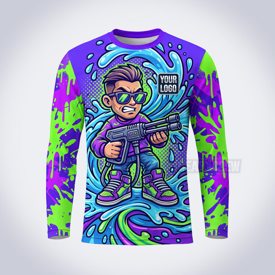 GPWM010 - Graffiti Blaster Mascot Washer Collection - Custom Work Shirt, Premium Sublimation