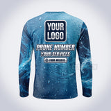 GPWN004 - Whirlpool Water Natural Collection - Custom Work Shirt, Premium Sublimation