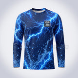 GPWN010 - Storm Bolt Water Natural Collection - Custom Work Shirt, Premium Sublimation