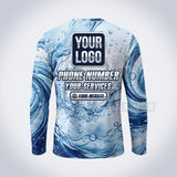 GPWN013 - Spiral Tide Water Natural Collection - Custom Work Shirt, Premium Sublimation