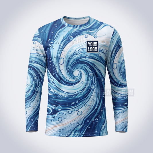 GPWN013 - Spiral Tide Water Natural Collection - Custom Work Shirt, Premium Sublimation