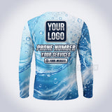 GPWN021 - Cross Splash Water Natural Collection - Custom Work Shirt, Premium Sublimation