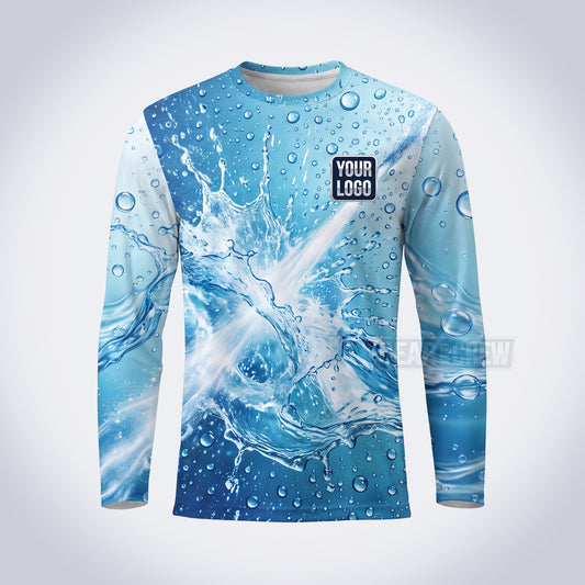 GPWN021 - Cross Splash Water Natural Collection - Custom Work Shirt, Premium Sublimation
