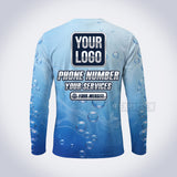 GPWN025 - Bubble Rise Water Natural Collection - Custom Work Shirt, Premium Sublimation