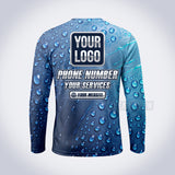 GPWN027 - Water Beads Water Natural Collection - Custom Work Shirt, Premium Sublimation