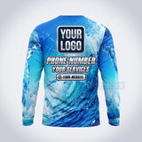 GPWN030 - Water Twister Water Natural Collection - Custom Work Shirt, Premium Sublimation