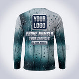 GPWN032 - Rain Glass Water Natural Collection - Custom Work Shirt, Premium Sublimation