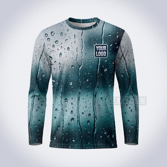 GPWN032 - Rain Glass Water Natural Collection - Custom Work Shirt, Premium Sublimation