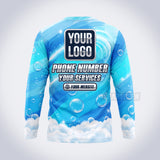 GPWN033 - Sparkle Swirl Water Natural Collection - Custom Work Shirt, Premium Sublimation