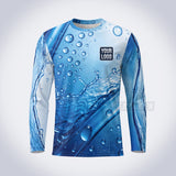 GPWN036 - Liquid Marble Water Natural Collection - Custom Work Shirt, Premium Sublimation
