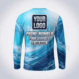 GPWN038 - Big Surf Water Natural Collection - Custom Work Shirt, Premium Sublimation