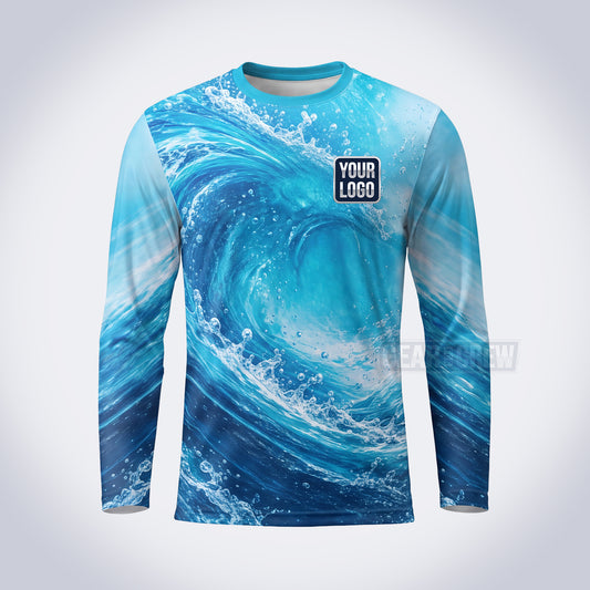 GPWN038 - Big Surf Water Natural Collection - Custom Work Shirt, Premium Sublimation