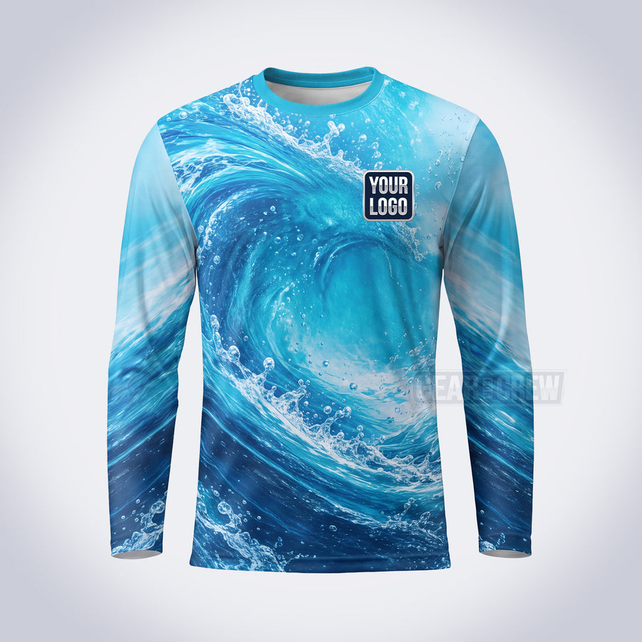 GPWN038 - Big Surf Water Natural Collection - Custom Work Shirt, Premium Sublimation