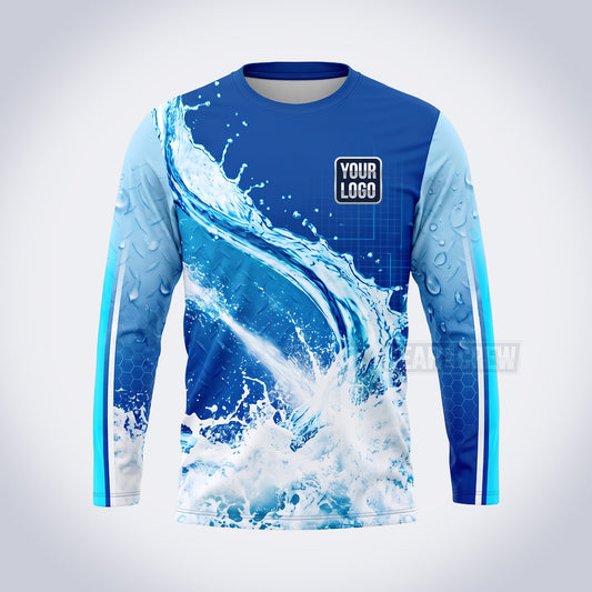 GPWP002 - Liberty Splash USA Patriot Water Collection - Custom Work Shirt, Premium Sublimation