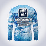 GPWP004 - Sky Flag USA Patriot Water Collection - Custom Work Shirt, Premium Sublimation