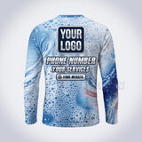 GPWP007 - Flag Whirl USA Patriot Water Collection - Custom Work Shirt, Premium Sublimation