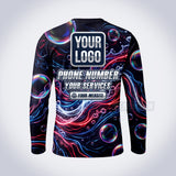 GPWP019 - Neon Glory USA Patriot Water Collection - Custom Work Shirt, Premium Sublimation