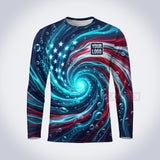 GPWP024 - Vortex Glory USA Patriot Water Collection - Custom Work Shirt, Premium Sublimation