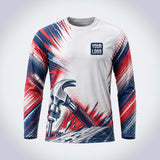 Hammer Rally handyman work shirt – front, full-body sublimation print
