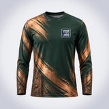Copper Shop handyman work shirt – front, full-body sublimation print
