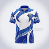 HVS013 - Royal Swirl HVAC Signature Collection - Custom Work Shirt for HVAC, Premium Sublimation